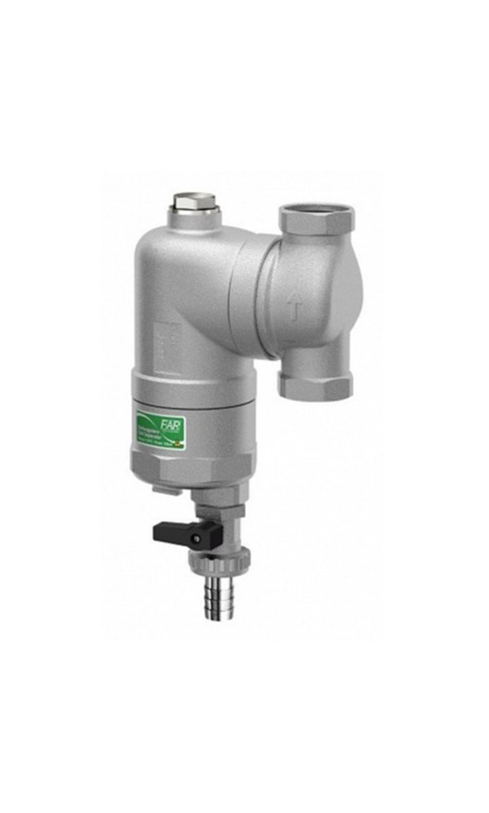 Сепаратор шлама поворотный с магнитными вставками FAR SMART 2272 - 3/4" (ВР/ВР, PN10, Tmax 110°C)