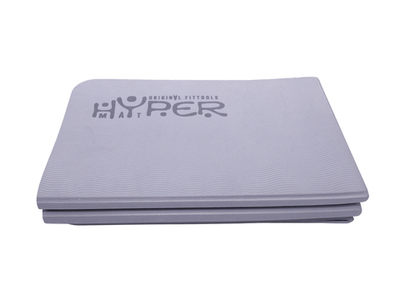 Коврик для йоги складной 190 х 120 см толщина 8 мм TPE HYPERMAT лиловый