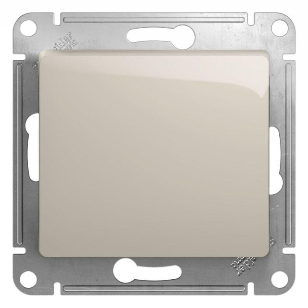 Кнопка нажимная 1-кл. СП Glossa 10А IP20 (сх. 1) 10AX механизм молочн. SE GSL000915 Кнопка нажимная 1-кл. СП Glossa 10А IP20 (сх. 1) 10AX механизм молочн. SE GSL000915