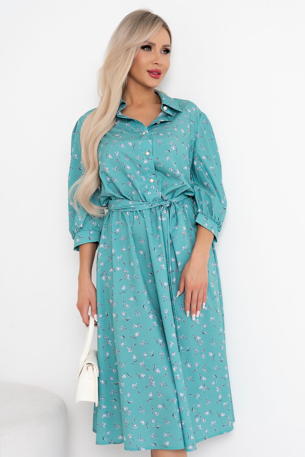 Платье Ангелина (мята) Р11-1177 Nikol (Акция)