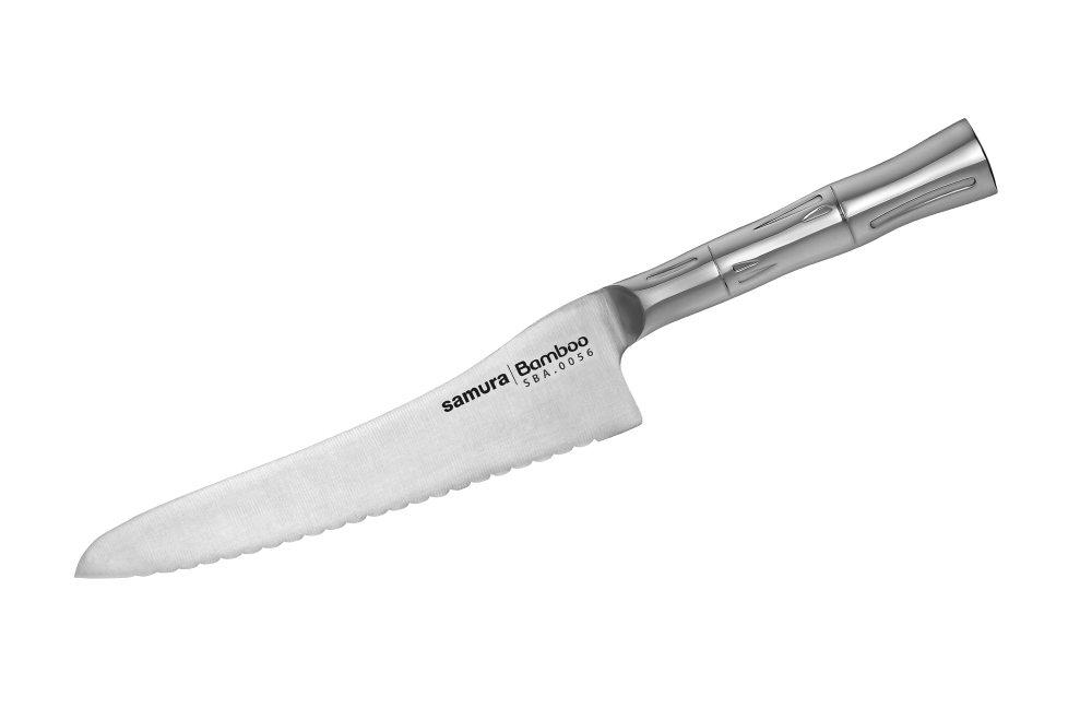 Нож кухонный для замороженных продуктов Samura Bamboo SBA-0056