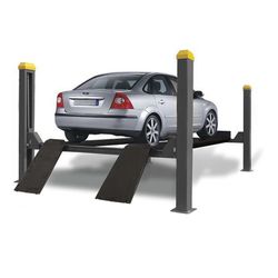 KraftWell (KRW4FPL) Подъемник четырехстоечный г/п 4000 кг платформы гладкие