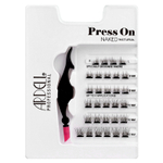 Ardell, Press On, Pre-Glued Underlash Extensions, Naked Natural, 30 предварительно приклеенных кластеров и аппликатор