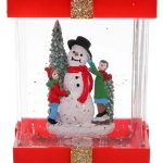 Сувенир с подсветкой «Волшебство» 10*10*18 см, красный (питание от USB и батареек)