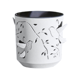 Кашпо "Колибри" (2,5л) Цв. Белый/Антрацит