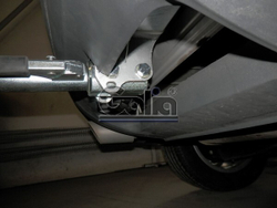 Фаркоп оцинкованный Galia V069A для Volkswagen Tiguan 2007-2016, 2016-, Audi Q3 2011-2018(паспорт и сертификат в комплекте)(без электрики)