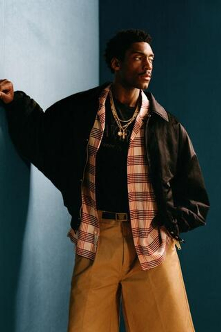 ZARA X WILLY CHAVARRIA КУРТКА-БОМБЕР, ЧЕРНЫЙ