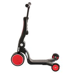 Самокат-беговел Xiaomi BeBeHoo Deformation Stroller DGN5-2 черно-красный