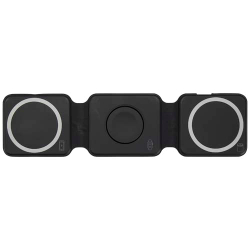 Складное беспроводное зарядное устройство Armus 3-в-1 из переработанной пластмассы мощностью 15 Вт