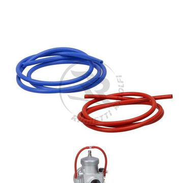 Силиконовый шланг карбюратора, красный, 1м