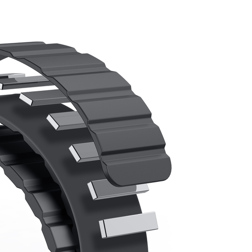 Силиконовый чехол-бампер с ремешком на магнитах от Dux Ducis для часов Apple Watch 42, 44, 45 мм, серия Strap One-piece (OA Series)