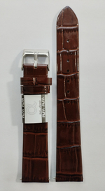 18 мм. Ремень из натуральной кожи. Лаковый крокодил.