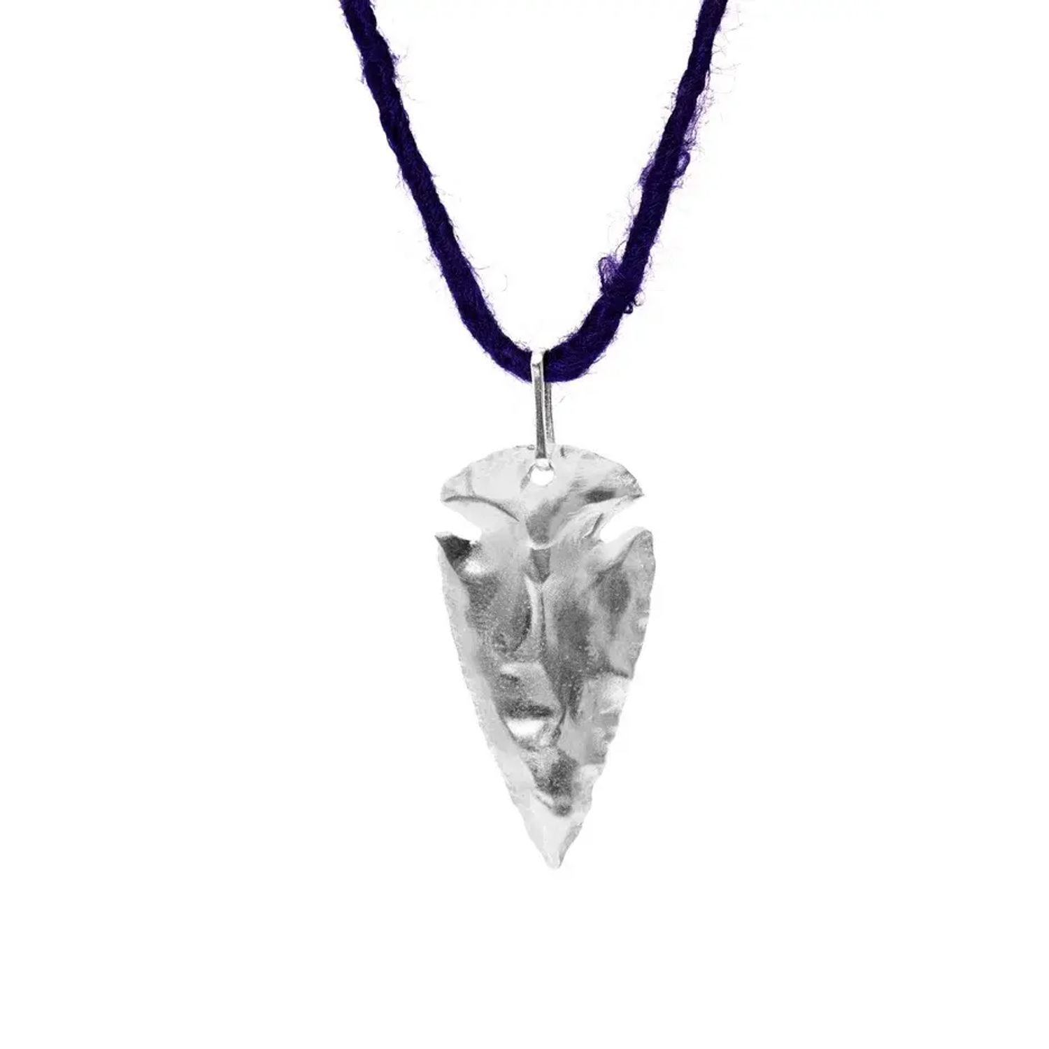 Колье Silk Yarn Necklace Purple