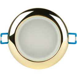 Светильник встраиваемый влагозащищенный ЭРА WR1 GD под лампу MR16 GU5.3 золото