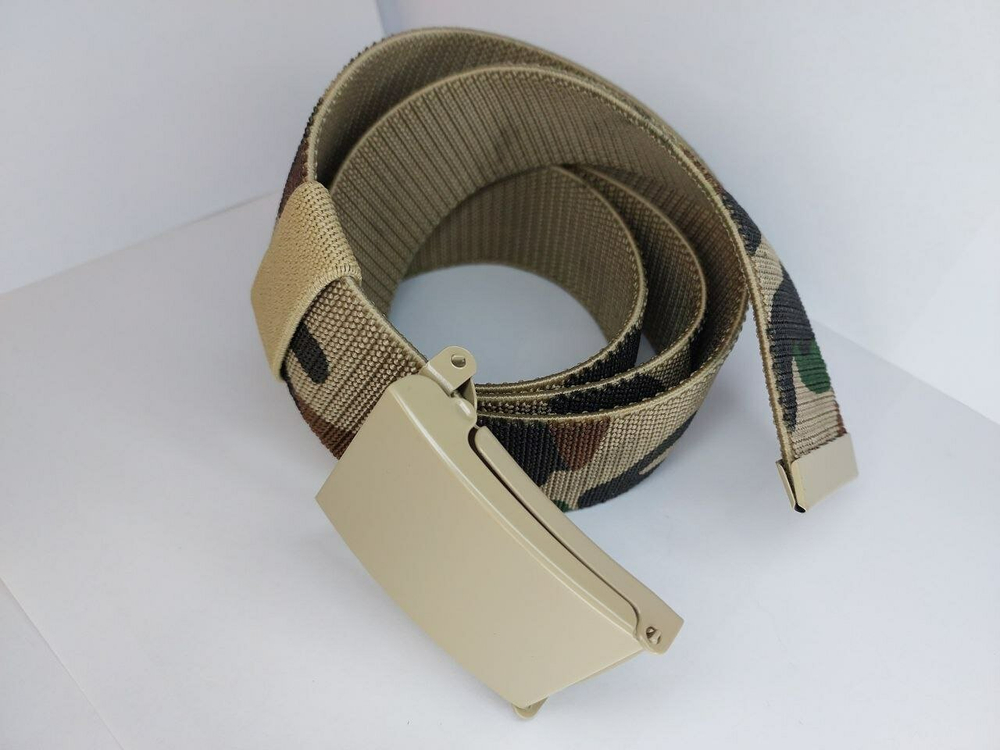 Ремень. Камуфляж светлый. Универсальный эластичный. Унисекс.