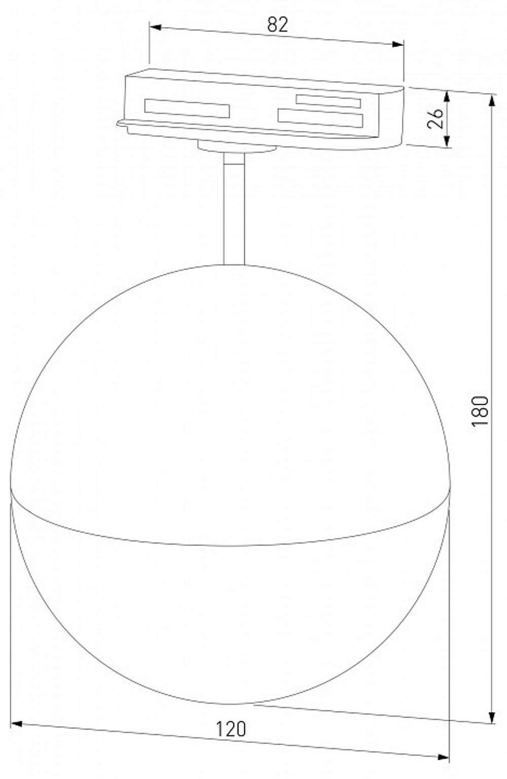 Светильник на штанге Elektrostandard Glob a053137