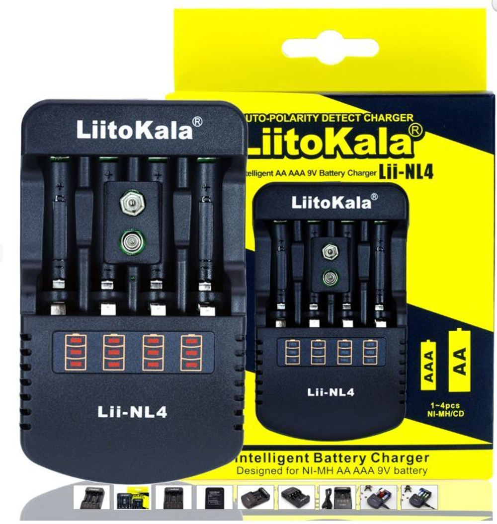 Зарядное liitokala Lii-NL4