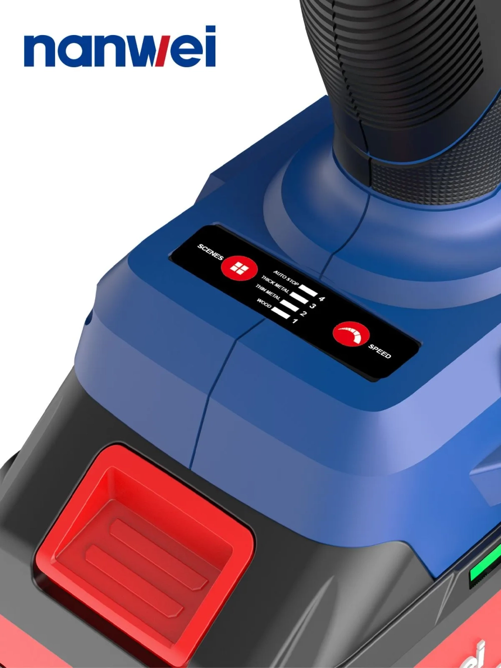 Аккумуляторный шуруповерт Nanwei NW-S8240-4, 240 Нм, 20 В, 4Ah*2