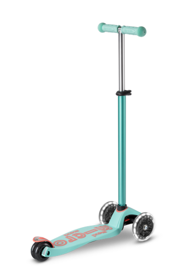 Самокат Maxi Micro Deluxe мятный LED