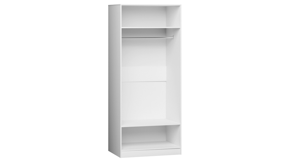 Шкаф-купе PAX HASVIC IKEA комбинация с 2 полками (белый)  170*60*220