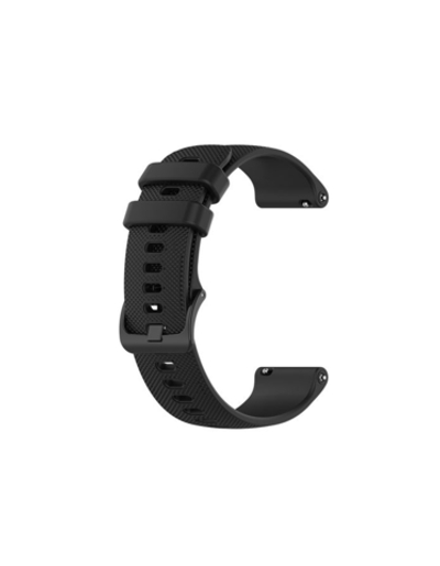 Ремешок 22 мм для Garmin Vivoactive 4, Venu 2 силиконовый быстросъемный Черный