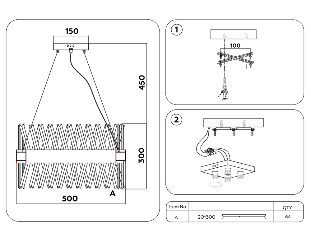 Ambrella Хрустальный подвесной светодиодный светильник Traditional TR5315