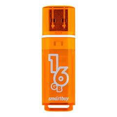 Флешка 16 GB USB 2.0 SmartBuy Glossy (Оранжевый)