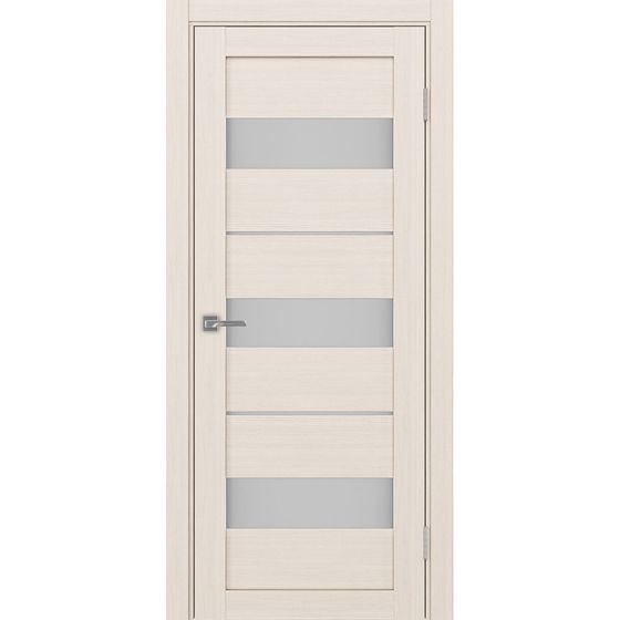 Купить Межкомнатная дверь экошпон Турин 526.122 ясень перламутровый остеклённая