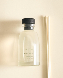 Zara Home Аромадиффузор Rose Muguet 100 мл, тростниковые палочки микадо, аромат цветочный, Розовый
