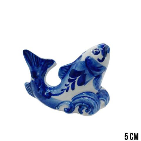 Фигурка Горбуша гжель