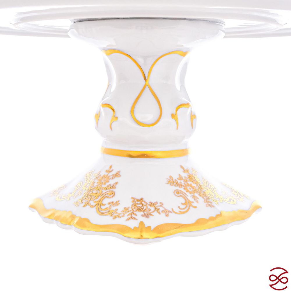 Тарелка для торта на ножке Queen's Crown Кастел 32см