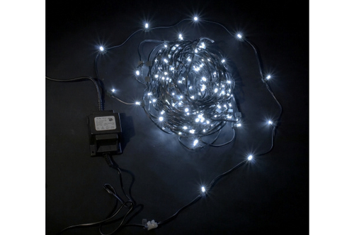 LED-LP-15СМ-100M-12V-W, Светодиод. клип-лайт белый, темный провод