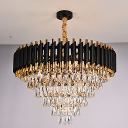 Подвесная Люстра Empire Black Chandelier Crystal D 70 By Imperiumloft