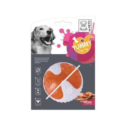 Игрушка для собак MPets  ЯММИ Мяч, вкус бекона, нейлон 7,8 x 7,8 x 7,8 см