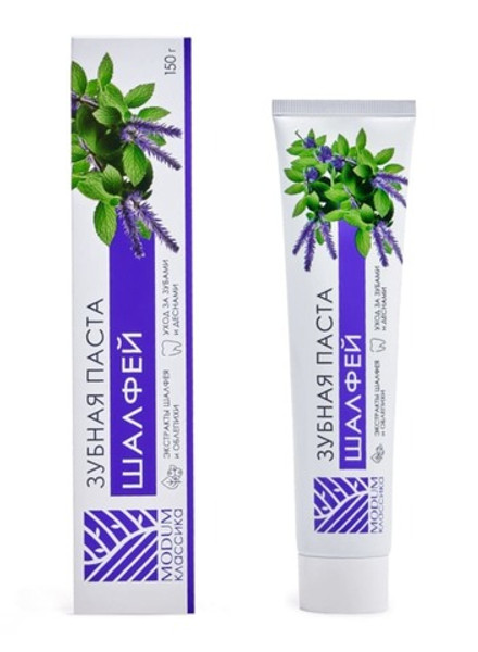 Зубная паста "MODUM КЛАССИКА" Шалфей 150г. Modum