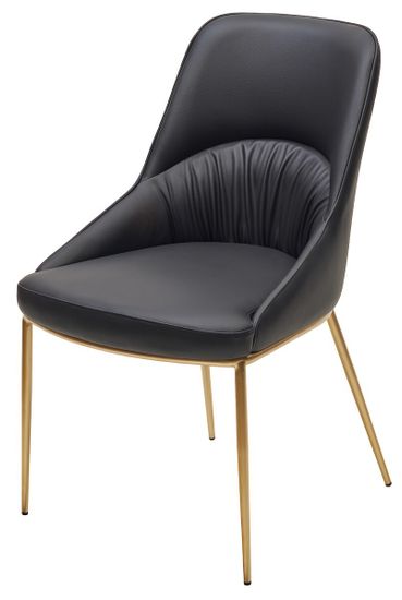 Стул ABRIOLA Black Ti-25, PU / бронзовый