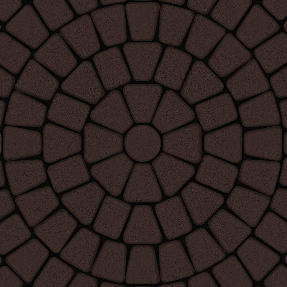 ТРОТУАРНАЯ ПЛИТКА КЛАССИКО - Б.2.КО.6 СТАНДАРТ КОРИЧНЕВЫЙ, КОМПЛЕКТ ИЗ 3 ВИДОВ ПЛИТ