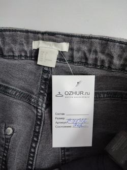 Джинсы H&M с разрезами 40 размер