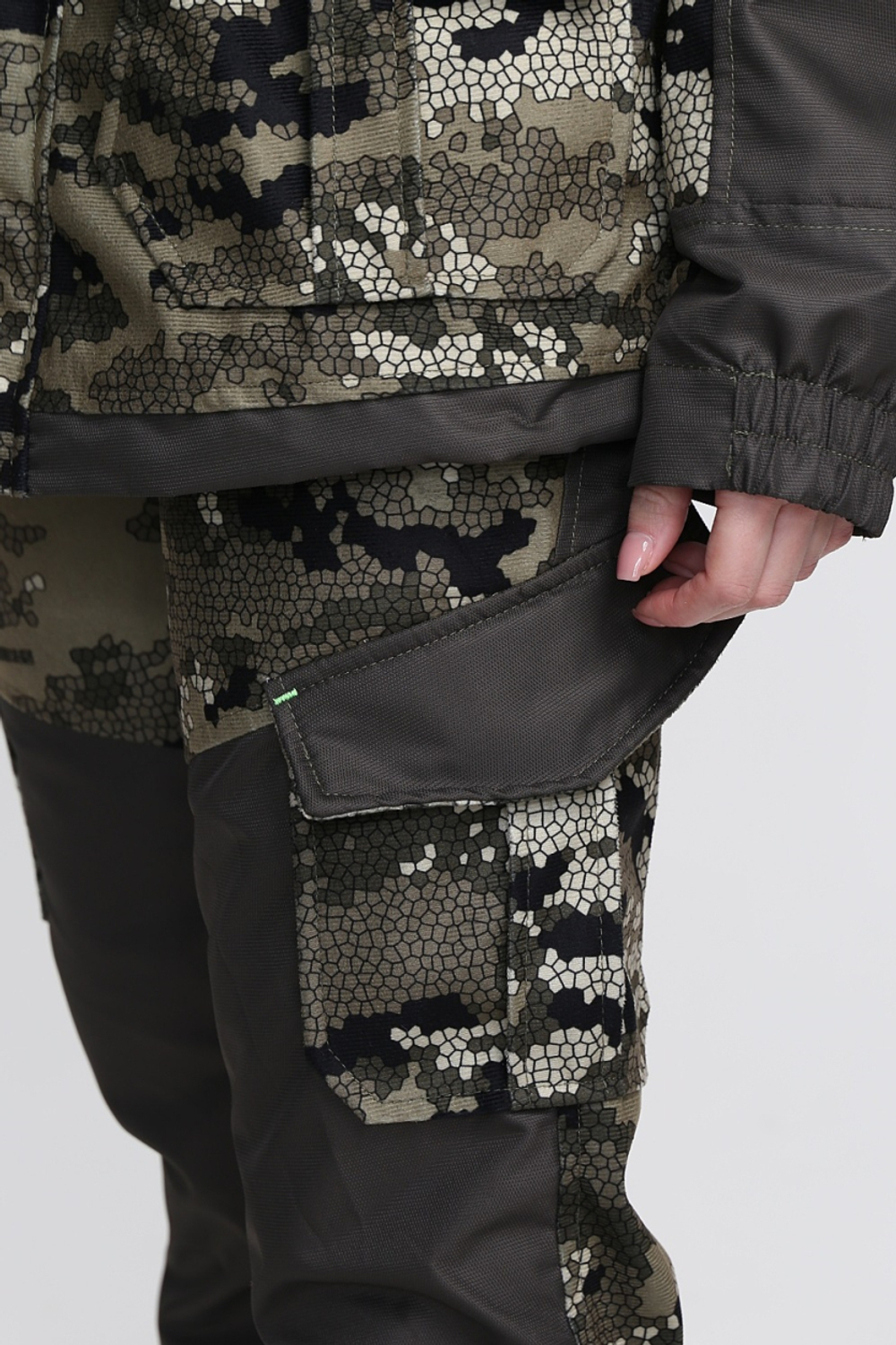 Демисезонный женский костюм Onerus Горный -5 (Алова, флис) Бежевый