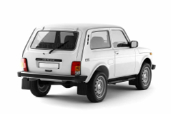 Защита порогов Нива 4x4/Легенд с накладками (Ø63 мм) (3 дв)