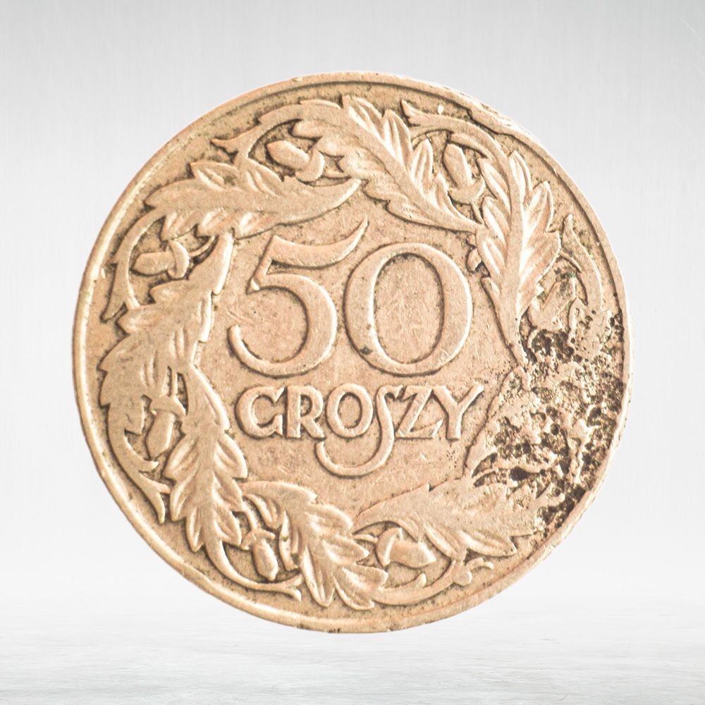 Poland, 50 Groszy, 1923, VF