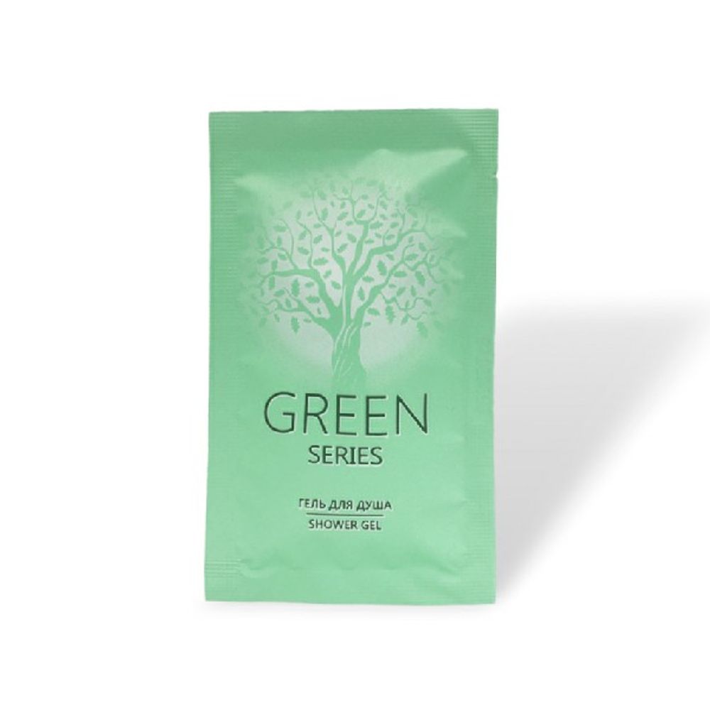 Гель для душа "Green Line" 10 мл. в пакетике "саше"/500шт 2532