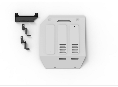 Защита заднего электродвигателя Rival для Voyah Free 4WD, АКПП 2023-н.в., алюминий 3 мм, с крепежом, штампованная, 333.9304.1