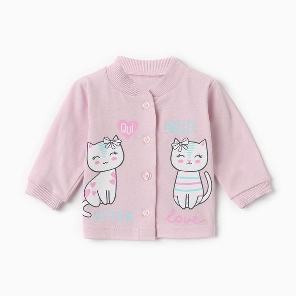 Кофточка для девочек А.1-36-4. сиреневый, р. 62 см 9824027