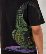 Футболка BIG CROCO OFF-WHITE - черный(OMAA120S 25JER006)