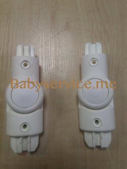 Шарнир ручки овал-овал Roan Bass Белый Правый