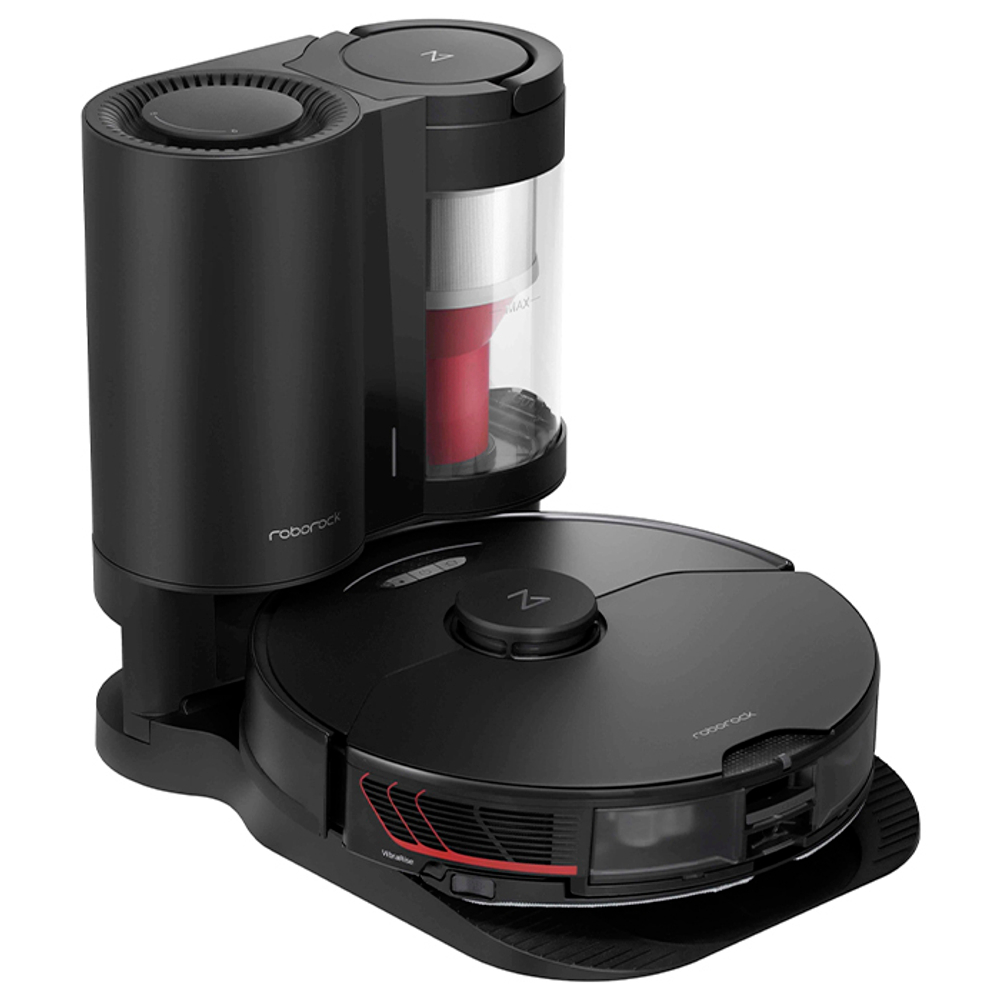 Робот-пылесос Roborock S7 MaxV Plus Black (RU), со станцией самоочистки