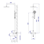 Душ. система GOTA ROCIO 690271 черн