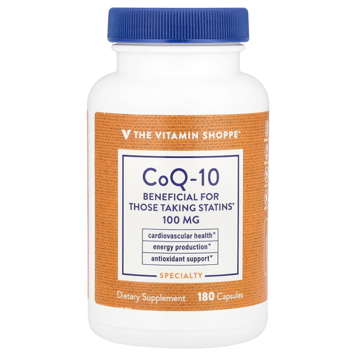 The Vitamin Shoppe, CoQ-10, 100 мг, 180 капсул