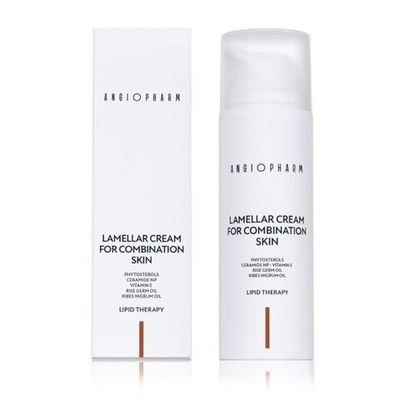 ANGIOPHARM ЛАМЕЛЛЯРНЫЙ КРЕМ ДЛЯ КОМБИНИРОВАННОЙ КОЖИ, 50 Мл | LAMELLAR CREAM FOR COMBINATION SKIN